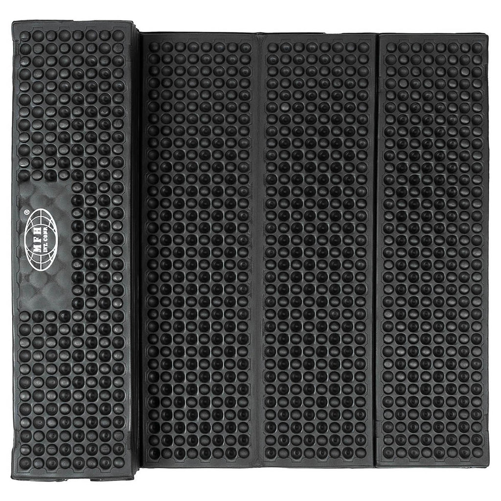 MFH Thermomatte faltbar schwarz – EVA-Schaumstoff 180x58 cm