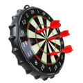 Karella Magnet Dartboard Mini – 25 cm mit Magnetpfeilen & Kronkorken