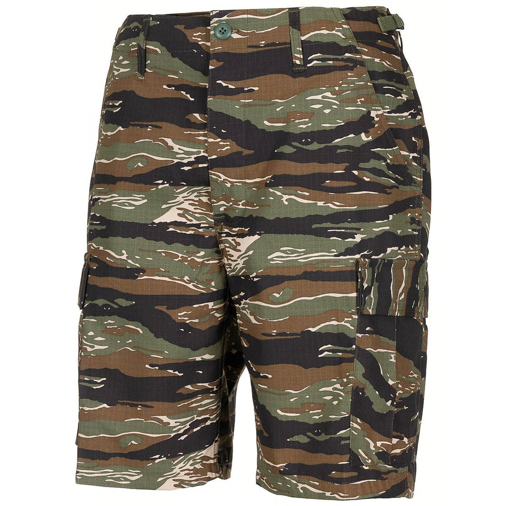 MFH US Bermuda BDU Tiger Stripe Rip-Stop 100% Baumwolle