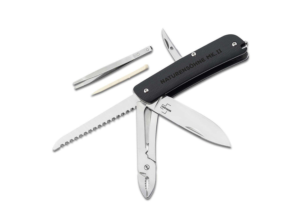 Böker Plus Naturensöhne MK. II – Multitool 7 vs. Wild