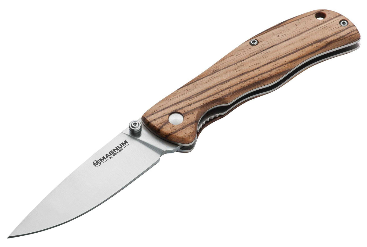 Böker Magnum Backpacker – Klappmesser mit Holzgriff