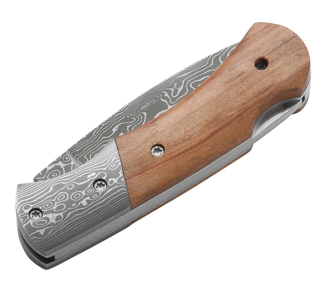 Böker Magnum Damast Mistress – Taschenmesser mit Olivenholz