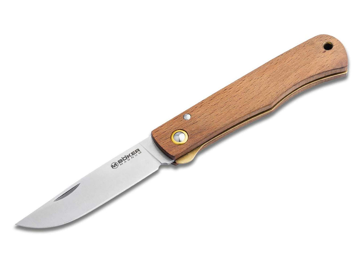 Böker Magnum Rusticus – Klappmesser mit Holzgriff & Linerlock
