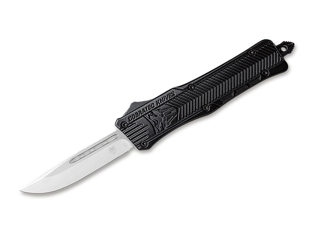 Böker CobraTec Small CTK-1 OTF Black – D2-Klinge, Aluminiumgriff