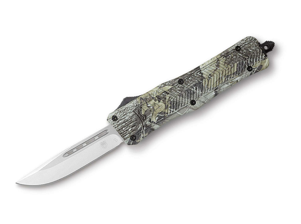 Böker Cobratec CTK-1 Medium OTF Messer Woodland, D2-Stahl