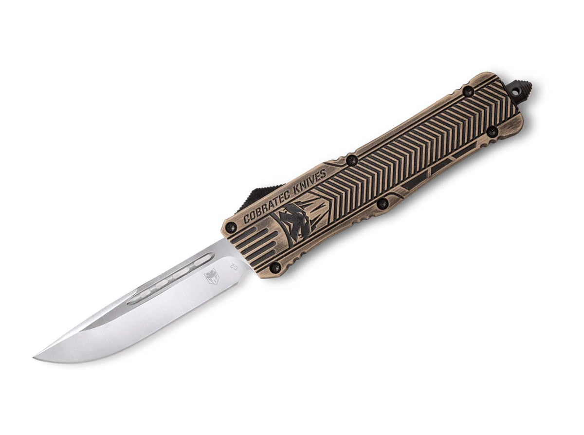 Böker Cobratec CTK-1 Large OTF Messer Desert Sand Distressed