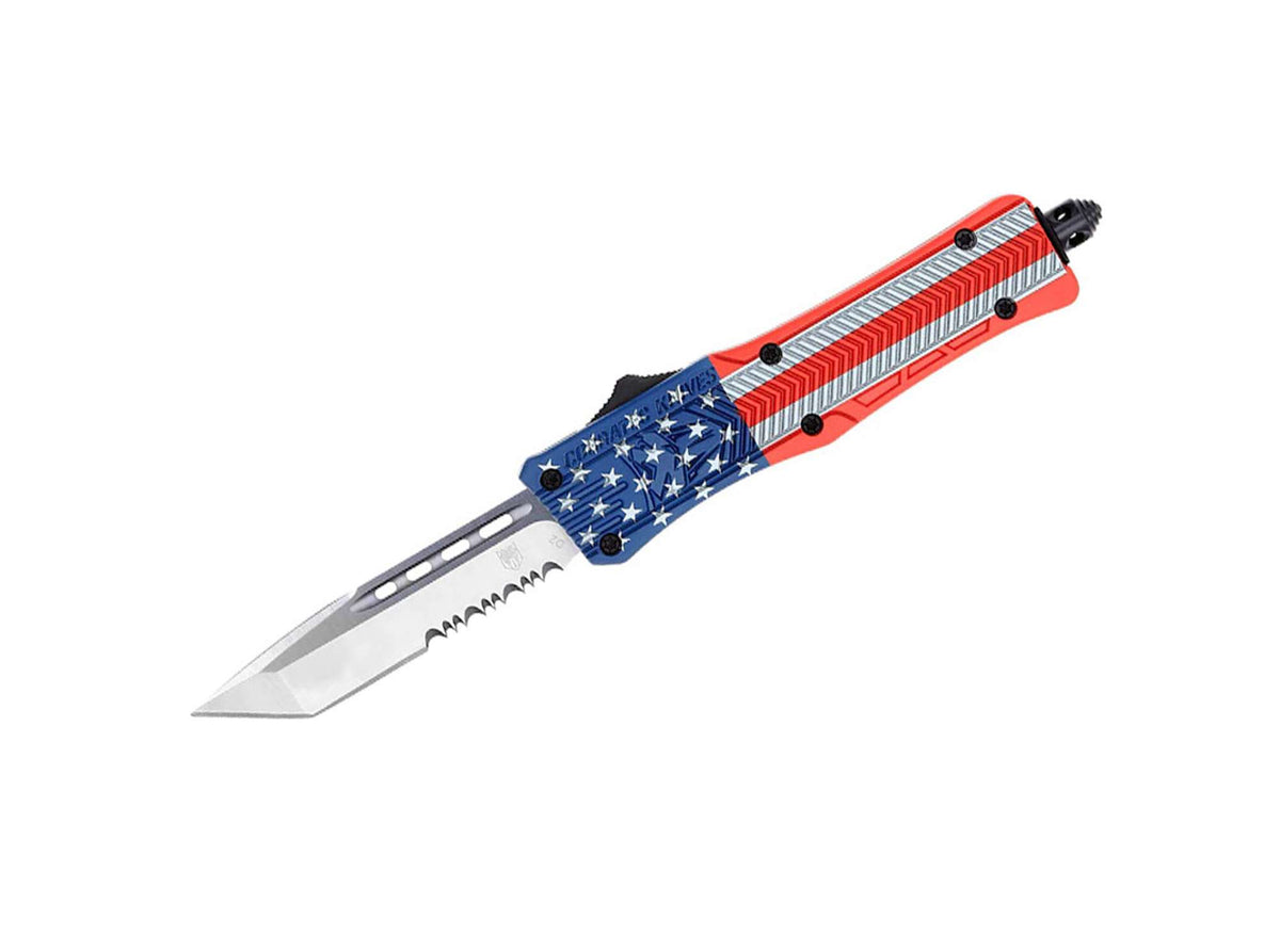 Böker CobraTec Small CTK-1 OTF Messer American Flag Tanto