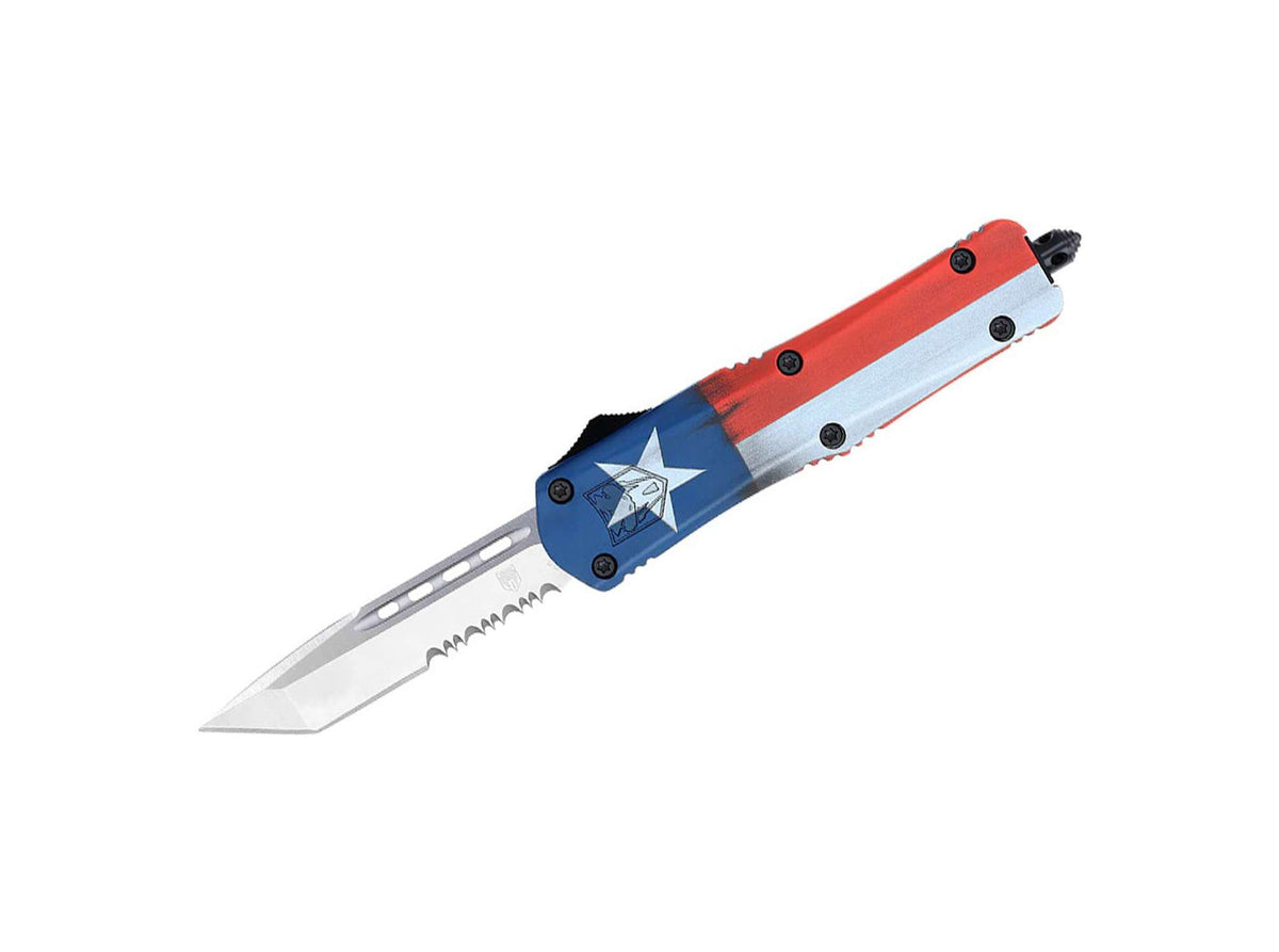 Böker CobraTec Medium FS-3 OTF Messer Texas Flag Tanto