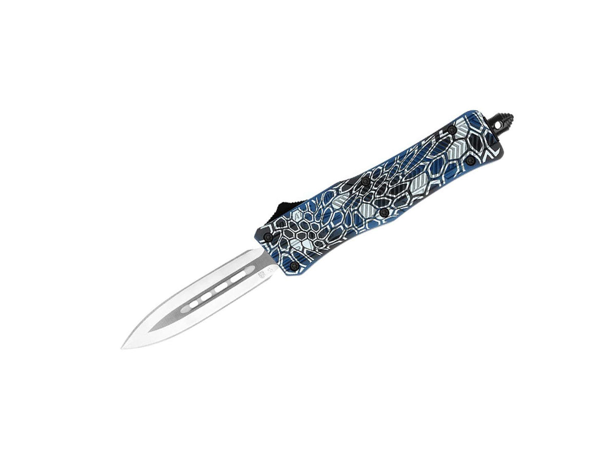 CobraTec Small CTK-1 OTF Automatikmesser Blue Cobra Skin