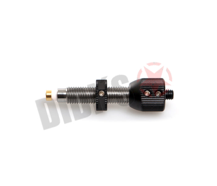 Shibuya DX Button 5/16" von JVD – Edelstahl mit Goldspitze