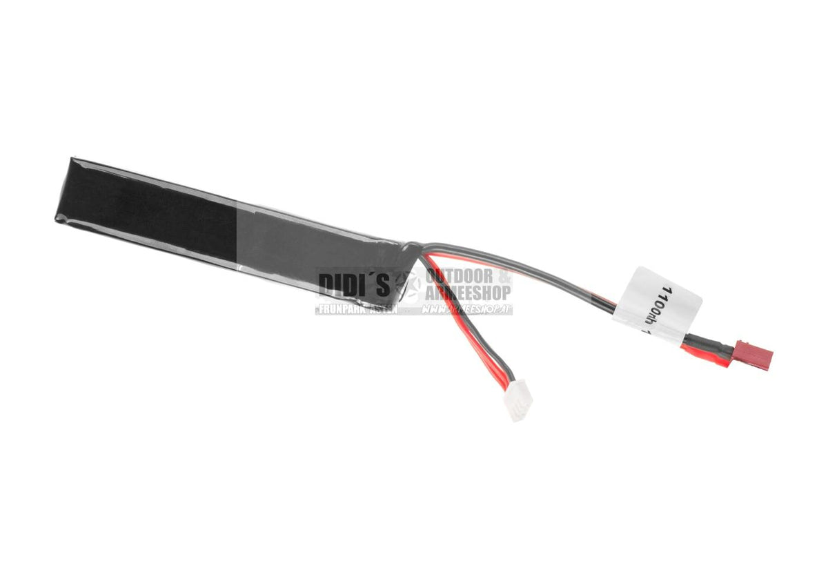 Pirate Arms LiPo Akku 11,1V 1100mAh 20C Stock Tube T-Plug