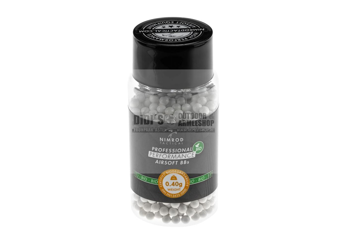 Nimrod BIO Professional BBs 0,25–0,30 g | Airsoft Präzisionskugeln