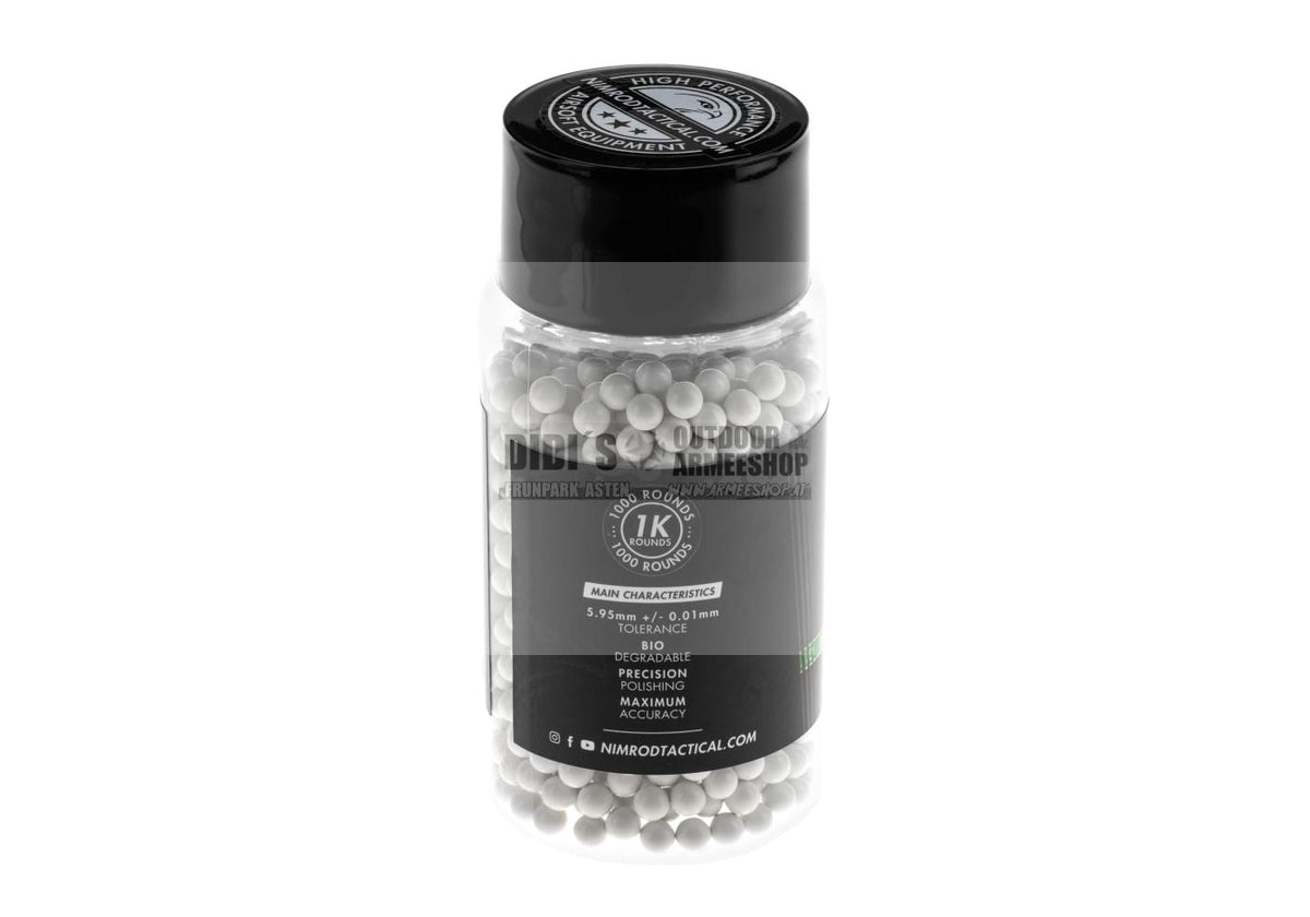Nimrod BIO Professional BBs 0,25–0,30 g | Airsoft Präzisionskugeln