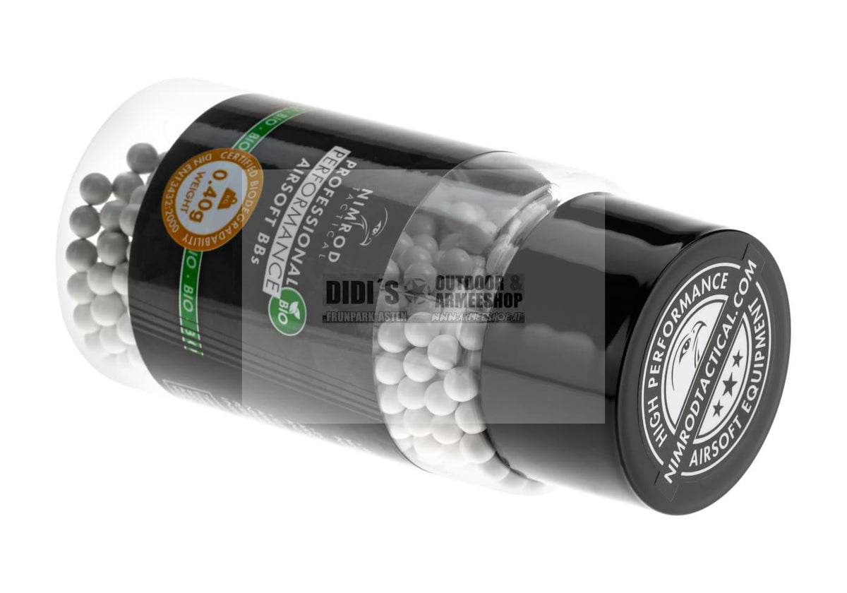 Nimrod BIO Professional BBs 0,25–0,30 g | Airsoft Präzisionskugeln