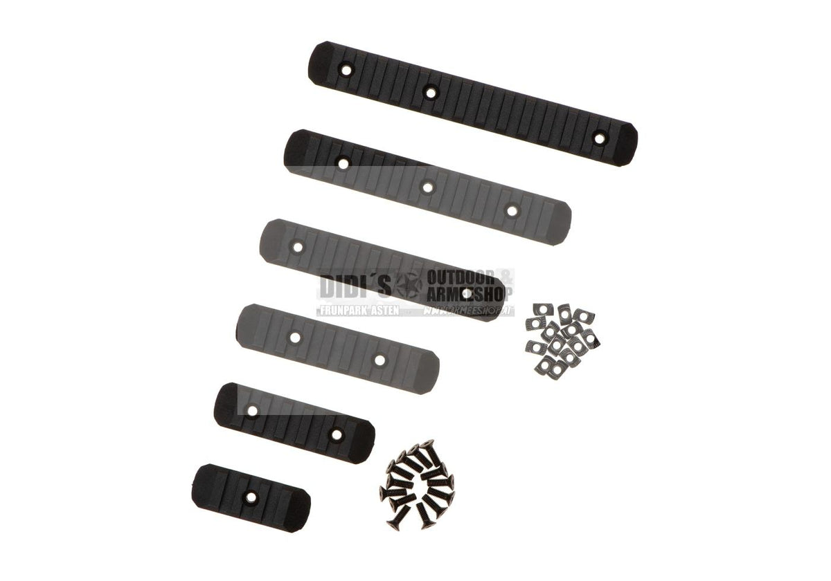 MP Rail Set 6-tlg. für KeyMod & M-LOK – Picatinny-Schienen