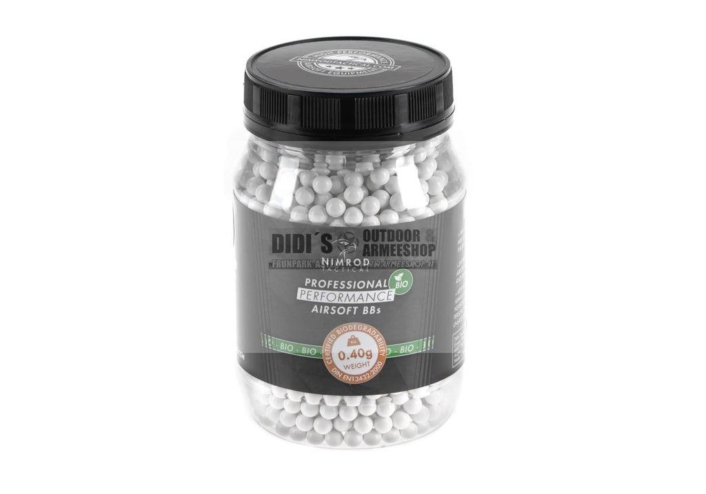 Nimrod BIO Professional BBs 0,25–0,30 g | Airsoft Präzisionskugeln