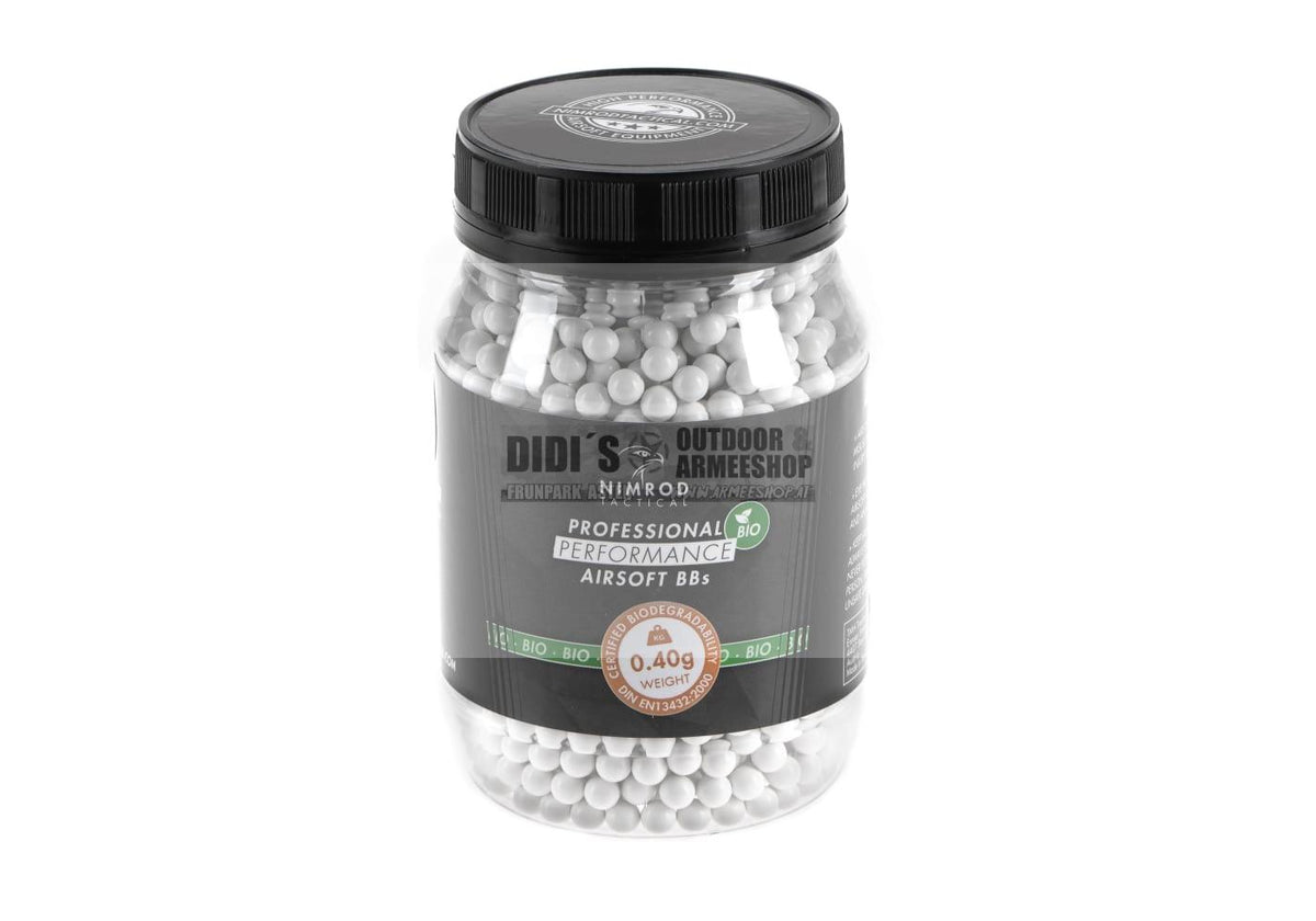 Nimrod BIO Professional BBs 0,25–0,30 g | Airsoft Präzisionskugeln