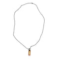 Halskette mit Patronen-Anhänger Cal. 9mm – 60 cm Kette