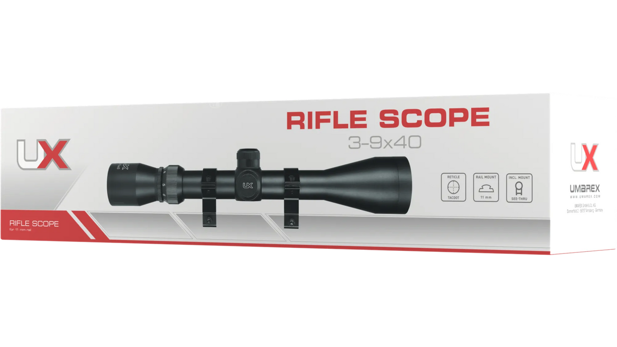 Umarex UX RS 3-9x40 Zielfernrohr inkl. Montageringe