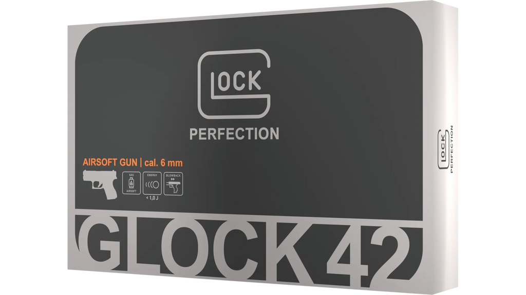 Glock 42 CO2 Airsoft Pistole – lizenzierter Metallschlitten