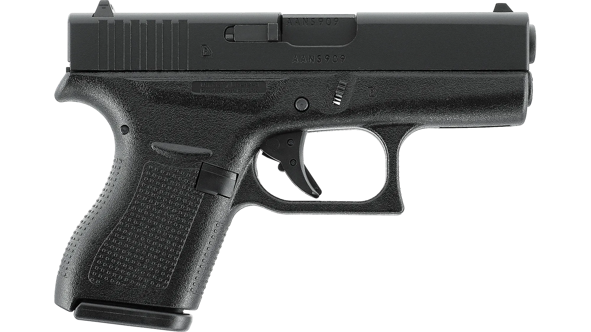 Glock 42 CO2 Airsoft Pistole – lizenzierter Metallschlitten