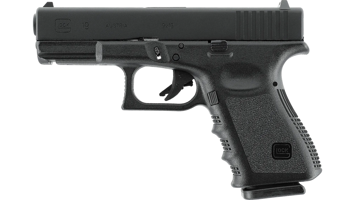 Glock 19 Airsoft Pistole – Metallschlitten & Blowback