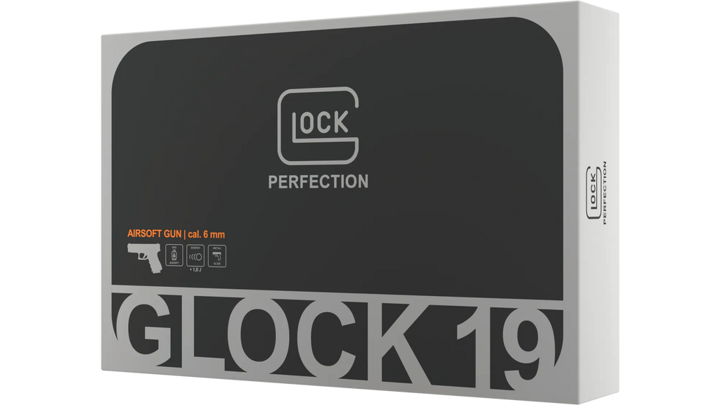 Glock 19 Gen4 Airsoft GBB – Metallschlitten, F-Stempel