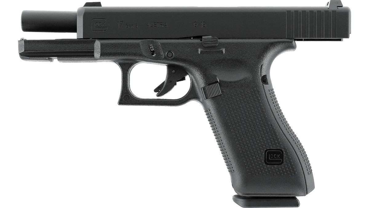 Glock 17 Gen5 Airsoft GBB Pistole – F-Stempel, ab 18