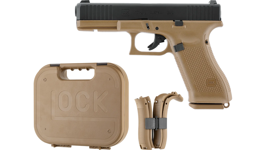 Glock 17 Gen5 French Edition Airsoft Gas Blowback Coyote