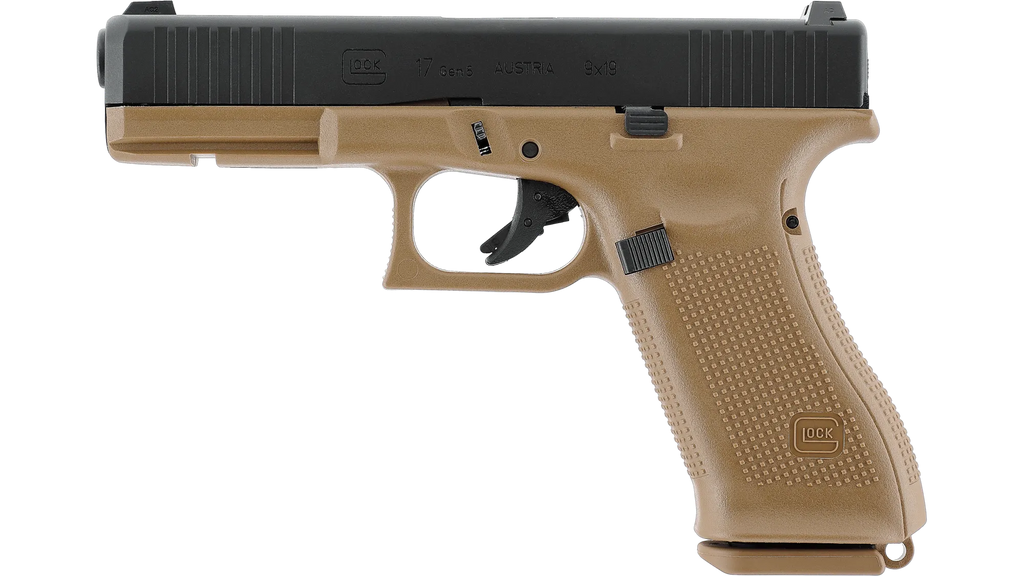 Glock 17 Gen5 French Edition Airsoft Gas Blowback Coyote