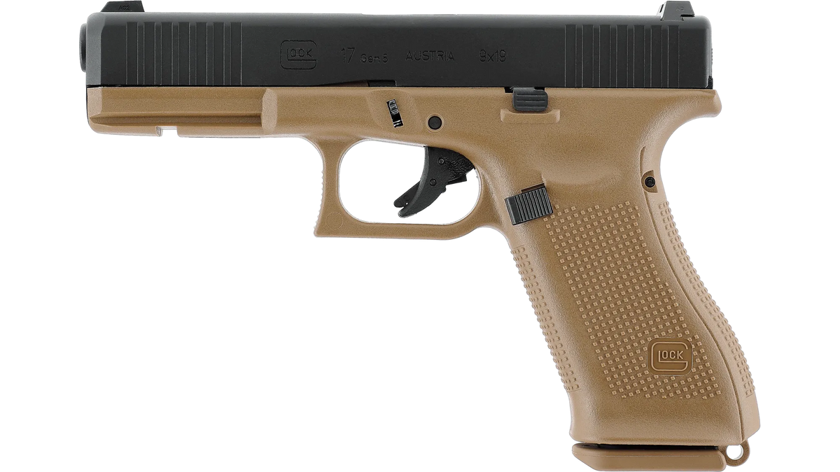 Glock 17 Gen5 French Edition Airsoft Gas Blowback Coyote