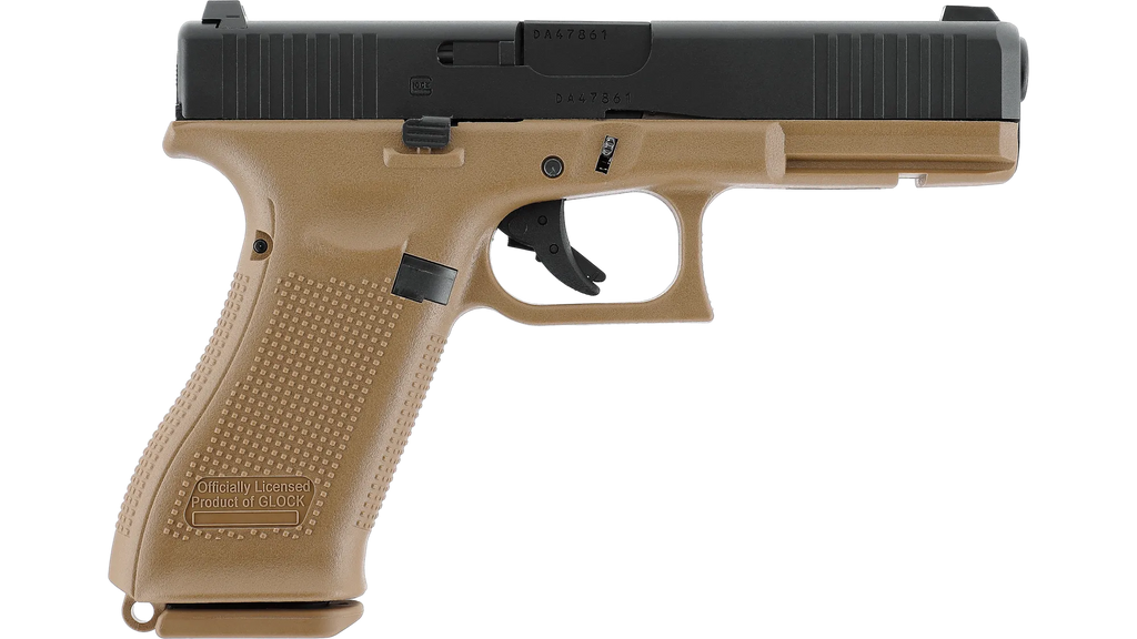 Glock 17 Gen5 French Edition Airsoft Gas Blowback Coyote