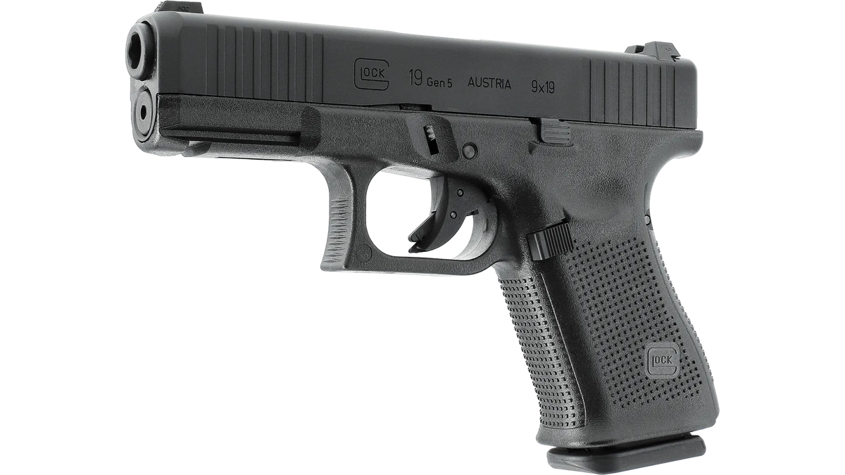 Glock 19 Gen5 Airsoft GBB Pistole – beidseitig bedienbar