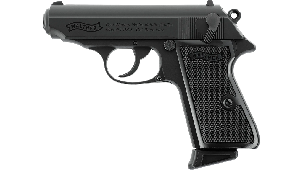 Walther PPK/S Airsoft-Pistole – Gas Blowback, Vollmetall