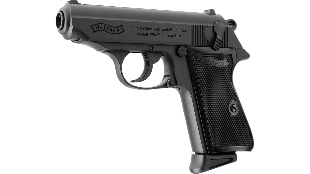 Walther PPK/S Airsoft-Pistole – Gas Blowback, Vollmetall
