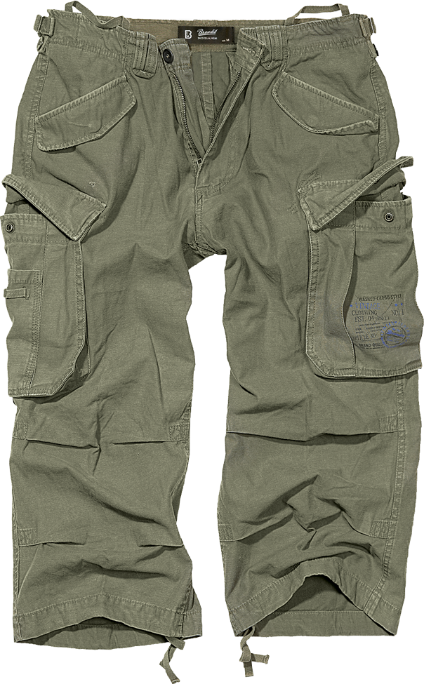 Brandit Bermuda Industry Vintage 3/4 Shorts – 100% Baumwolle