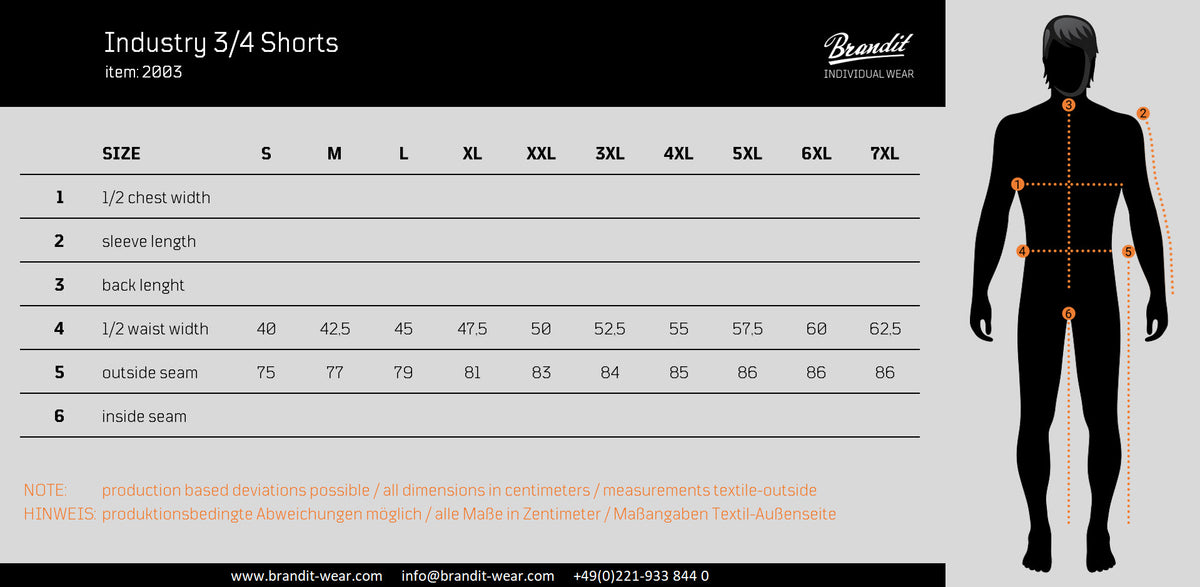 Brandit Bermuda Industry Vintage 3/4 Shorts – 100% Baumwolle