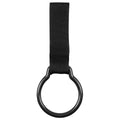 MFH Taschenlampenhalter mit Ring schwarz – Gürtel bis 7 cm