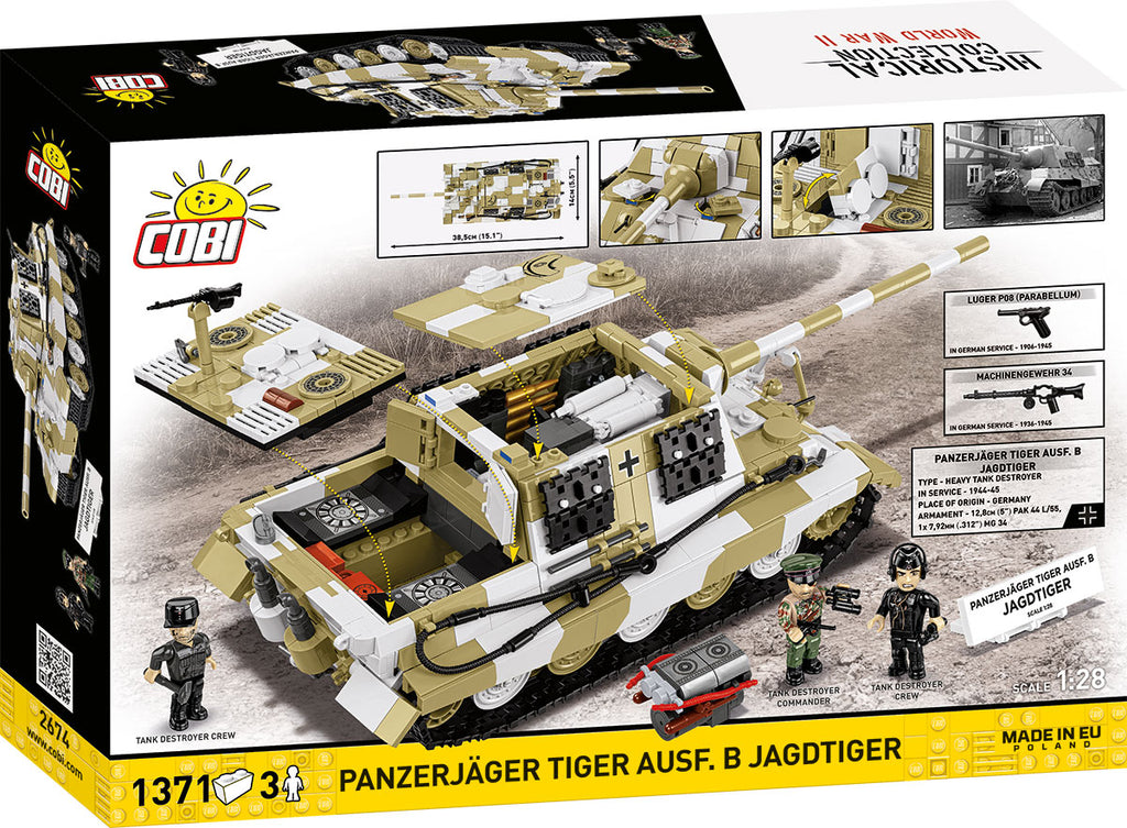 Cobi HISTORICAL COLLECTION WWII - Panzerjäger Tiger Ausf. B Jagdtiger