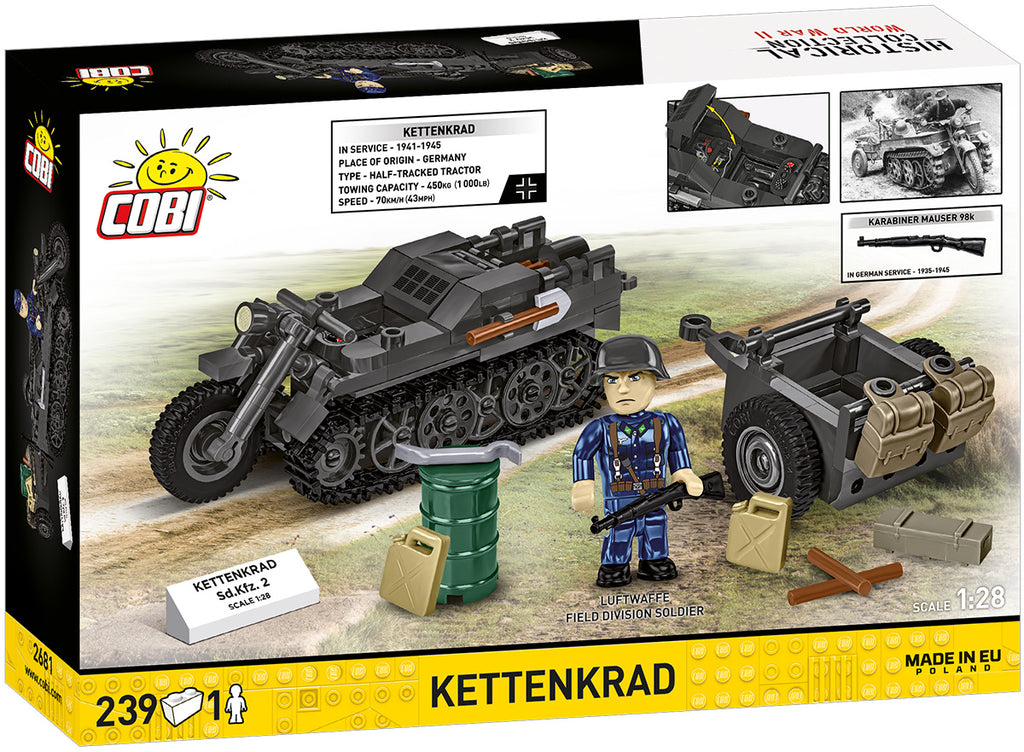 Cobi HISTORICAL COLLECTION WWII - Kettenkrad