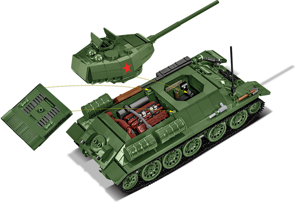 Cobi HISTORICAL COLLECTION WWII - T34-85 (2in1 - PL and ZSRR)