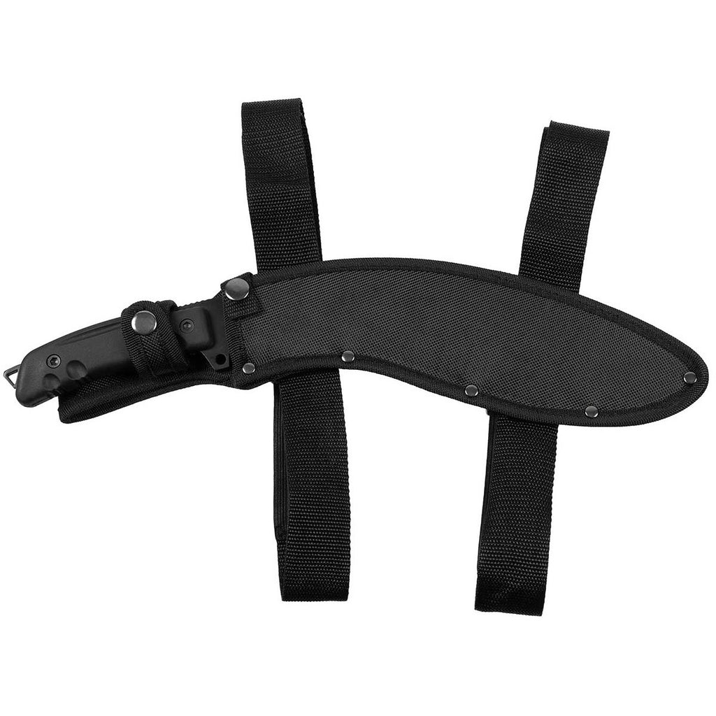 MFH Kukri Machete schwarz mit Nylonscheide, ca. 40 cm