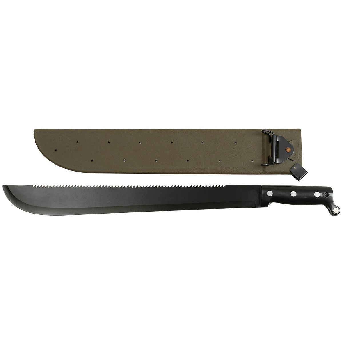 MFH Bolo Machete mit Saegerücken – 3Cr13 Stahl, 59 cm