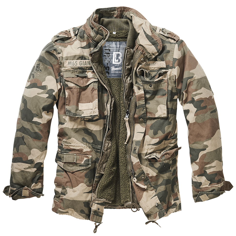 Brandit M-65 Giant Feldjacke – austrennbare Innenjacke, div. Farben