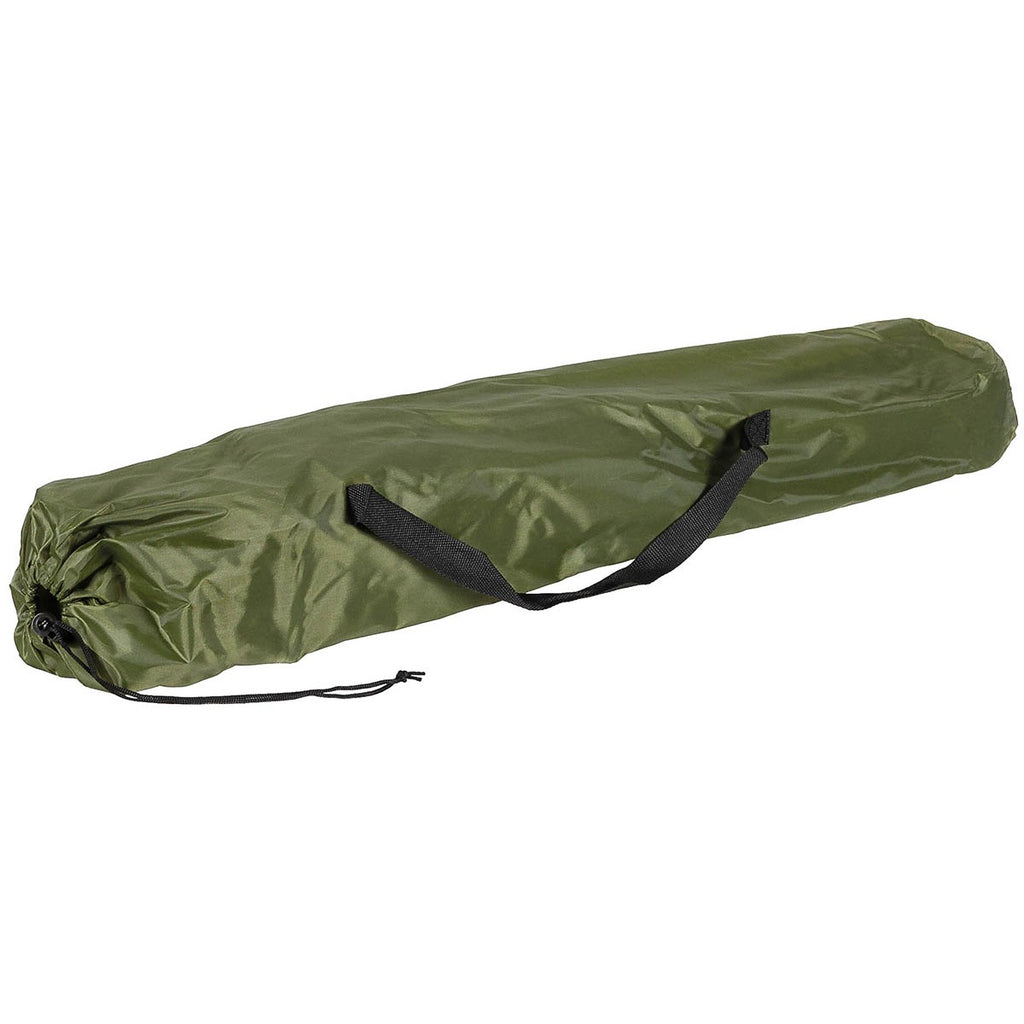 MFH Klappstuhl Deluxe oliv – mit Rücken- & Armlehne