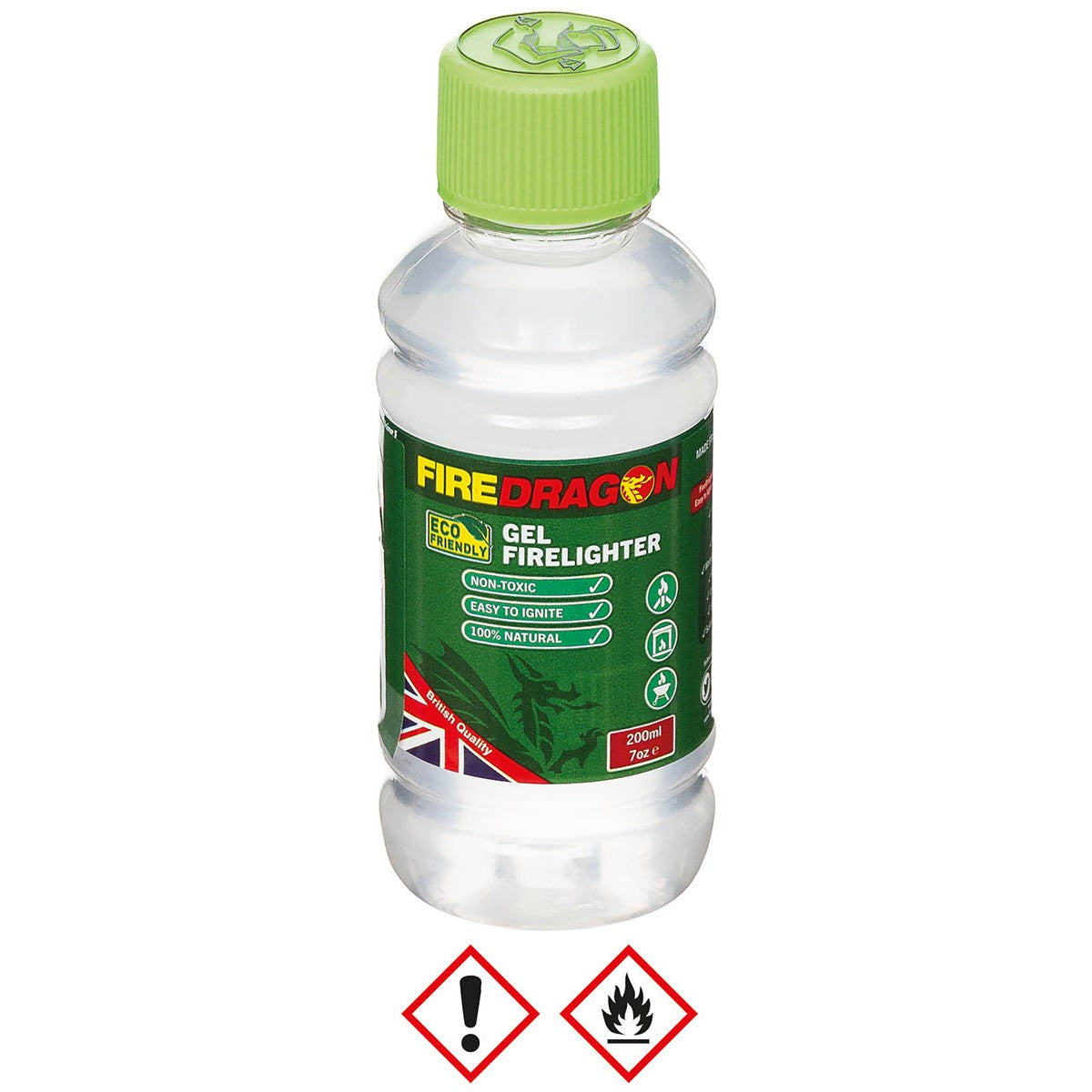 MFH FireDragon Brenngel 200 ml – schadstoffrei & geruchsneutral