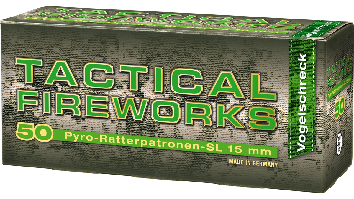 Hard Rock Ratterpatronen 15 mm – 50er Schachtel Vogelschreck