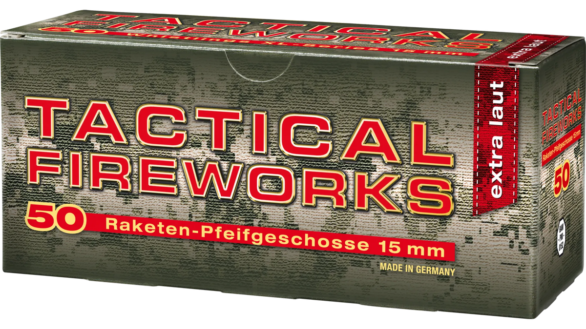 Umarex Tactical Fireworks Pfeifpatronen 15 mm – 50er Schachtel