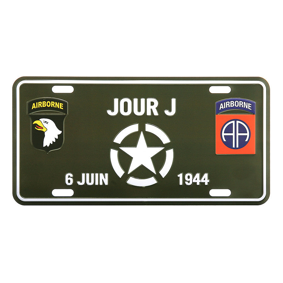 Nummernschild Jour J 6 juin 1944