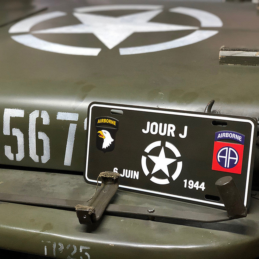 Nummernschild Jour J 6 juin 1944